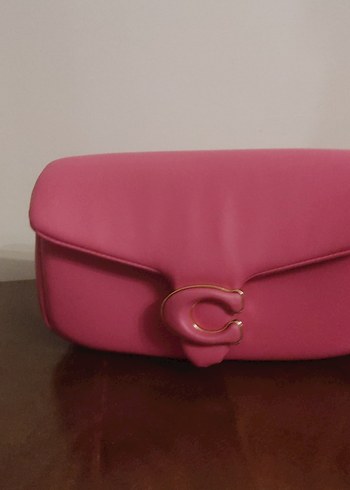 Coach Coach Pembe Deri Tokalı Kadın Çanta