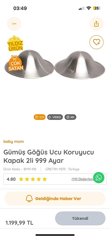 999 ayar gümüş kapak