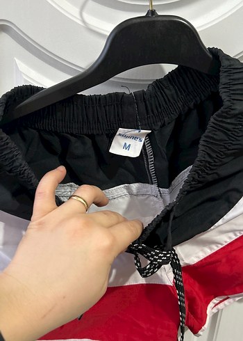 Beyaz Kemerli Erkek Mini Şort - Görsel 3