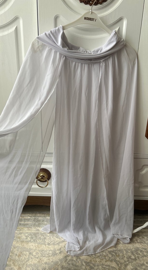 Bohem Tarzı Beyaz pareo - Görsel 2