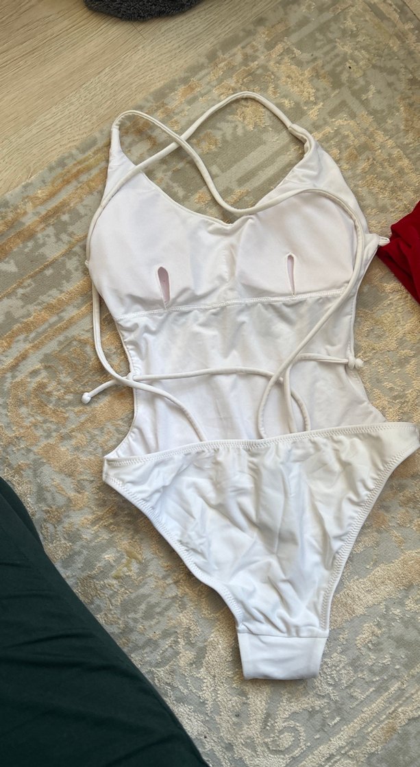 Beyaz Straplez Gelin Mayo - Görsel 2