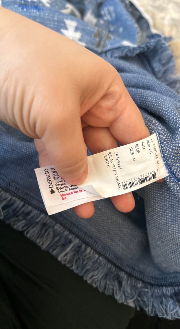 Bohem Mavi Gri Bağlamalı   Etek - Görsel 2