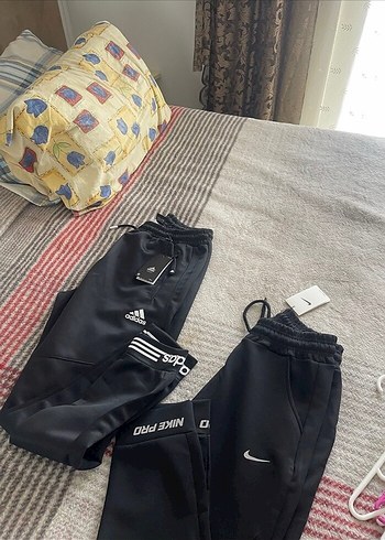 Erkek Siyah Adidas Fermuarlı Eşofman Altı - Görsel 4