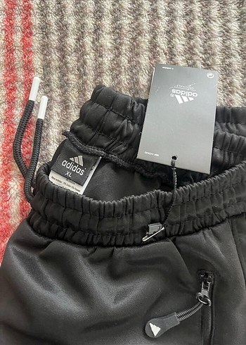 Erkek Siyah Adidas Fermuarlı Eşofman Altı - Görsel 5