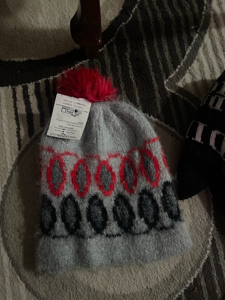 Gri Örgü Yün Kadın Bere tane fiyatı seç beğen yaz - Görsel 2