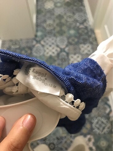 12-18 Ay Beden Sorunsuz kız bebek elbisesi