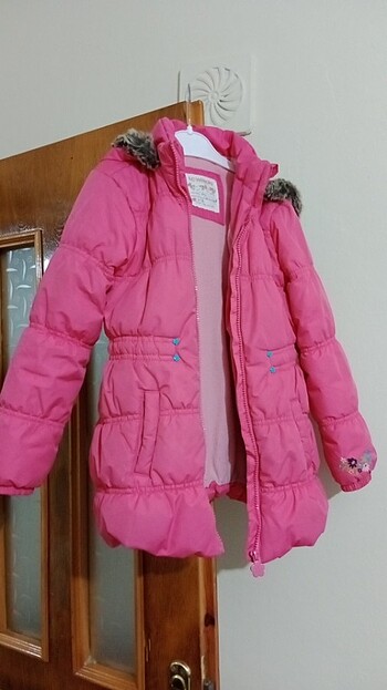 Kız çocuk mont içi polarli