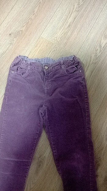LC Waikiki Lila kadife beli lastikli