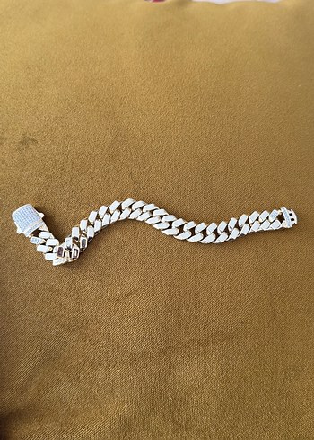 Beden Parlak Altın Zincir Bileklik