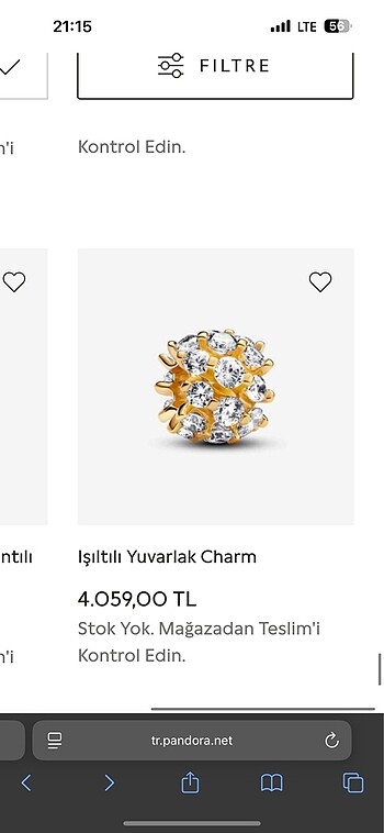 Pandora charm