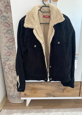 Düğmeli Siyah Kadın  Ceket - Görsel 2