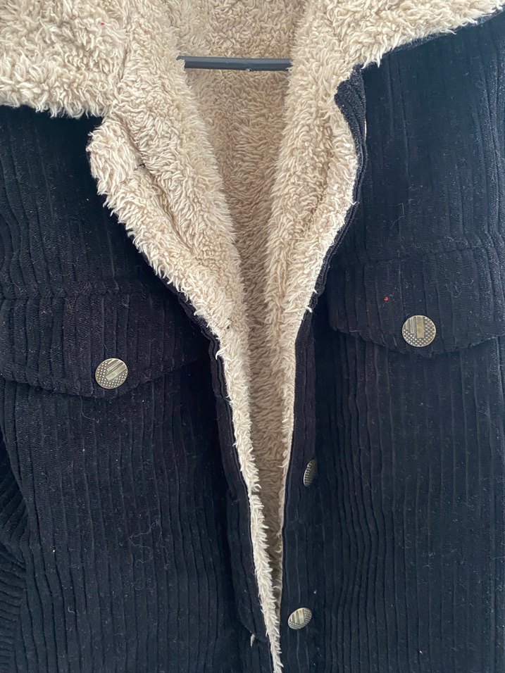 Düğmeli Siyah Kadın  Ceket - Görsel 4