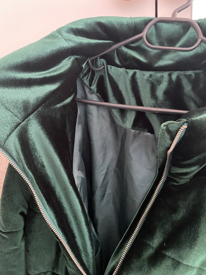 Yeşil Kadın Mont - Görsel 4