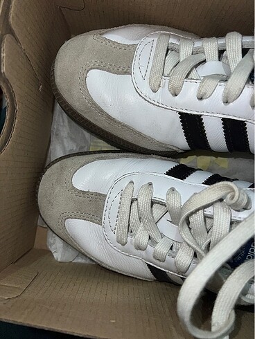 38 Beden beyaz Renk orijinal adidas samba