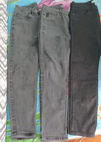 Gri Erkek Denim Normal Boy Pantolon