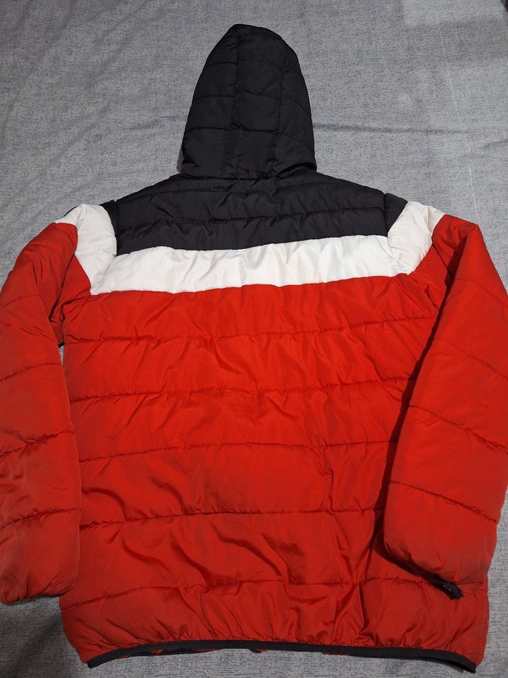 Koyu Kırmızı Fermuarlı Erkek Mont - Görsel 2