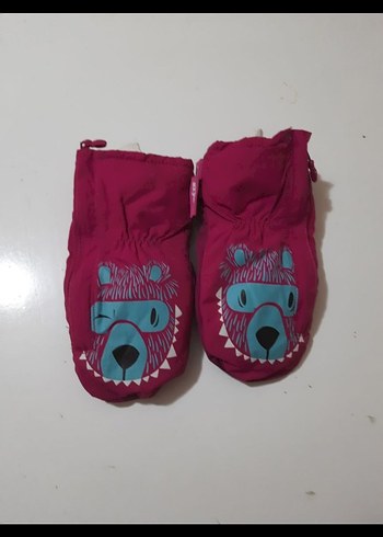 Kız Çocuk Pembe decathlon eldiven - Görsel 3