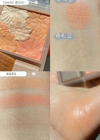 Beden Canmake Tokyo Glow Fleur Cheeks Allik B2