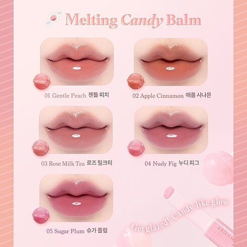  Beden çeşitli Renk DASIQUE Melting Candy Balm-2