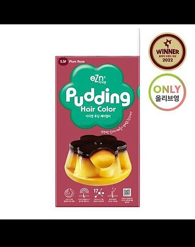 EZN Pudding Hair Color-Plum Rose - Görsel 2