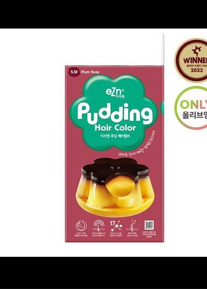 EZN Pudding Hair Color-Plum Rose - Görsel 2