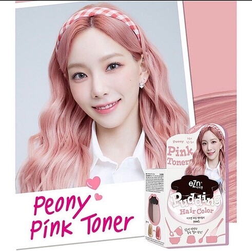 EZN Pudding Hair Color-Pink Toner - Görsel 6