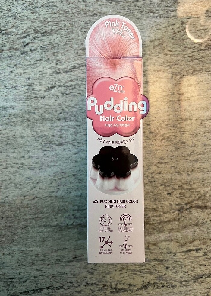 EZN Pudding Hair Color-Pink Toner - Görsel 2