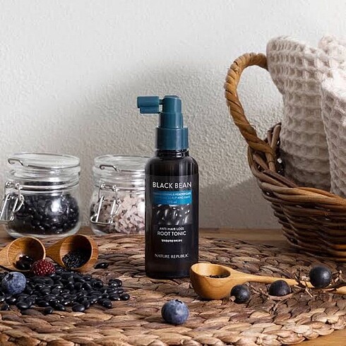 Nature Republic Black Bean Hair Tonic-120mL - Görsel 7