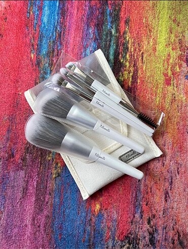 Beden Fillimilli Mini Makeup Brush Set Beyaz