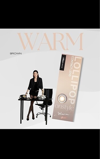  Beden Lollipop Onstyle-Warm Brown