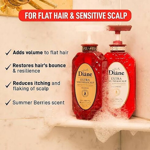 Beden Renk Diane Extra Volume-Scalp Set.