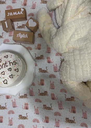 Bebek unisex Beyaz Kürklü Tulumu - Görsel 4