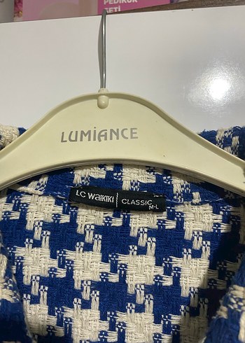 LC Waikiki Düğmeli Lacivert Kadın Uzun Kollu Gömlek