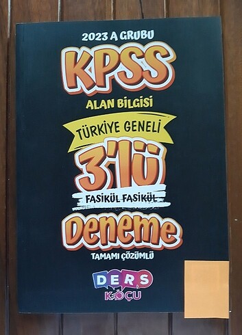 kpss a grubu 3lü deneme