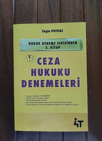 kpss ceza hukuku denemeleri 