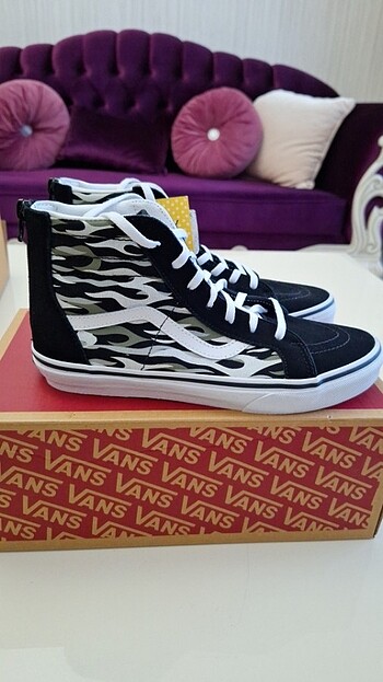 Vans Siyah - Gri Erkek Çocuk Süet Kanvas Yürüyüş Ayakkabısı