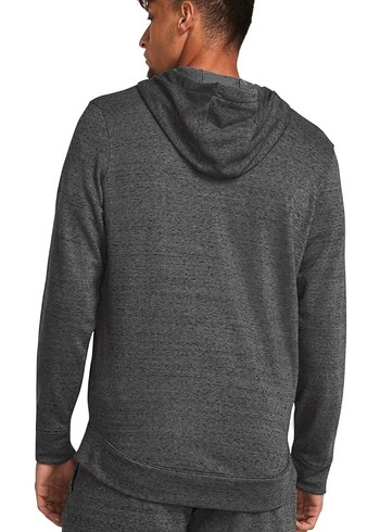 Columbia UNDER ARMOUR Erkek Gri Kapüşonlu Fermuarlı Sweatshirt