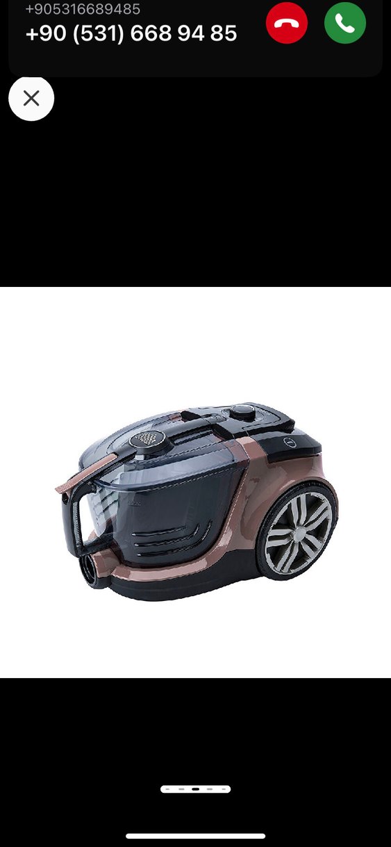 Rose ve Gri Elektrikli Süpürge - Görsel 2