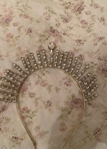 Boncuklu Vintage Bohem Taç Seti 3 adet taç - Görsel 2