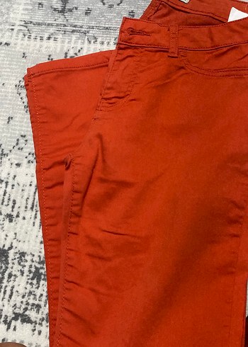 Koyu Kırmızı Salaş Midi Kadın Kumaş Pantolon