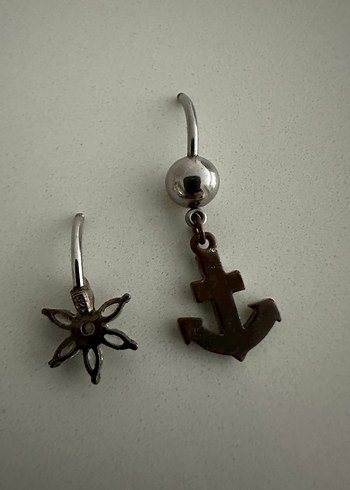 Boncuklu Çok Renkli Kadın Göbek Piercingi - Görsel 3