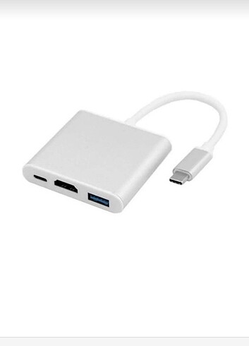 Taled 3 in 1 type - c to hdmı usb 3.0 çevirici dönüştürücü adapt