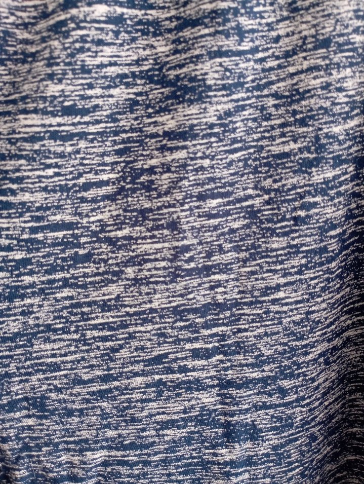 Örgü Mavi Gri Kadın Rahat Kesim Pantolon - Görsel 2