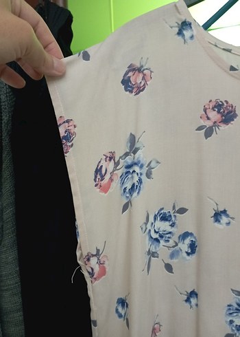 Bohem Çiçek Desenli Hamile Tunik - Görsel 3