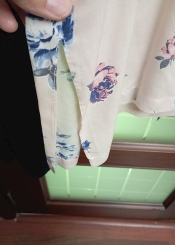 Bohem Çiçek Desenli Hamile Tunik - Görsel 5