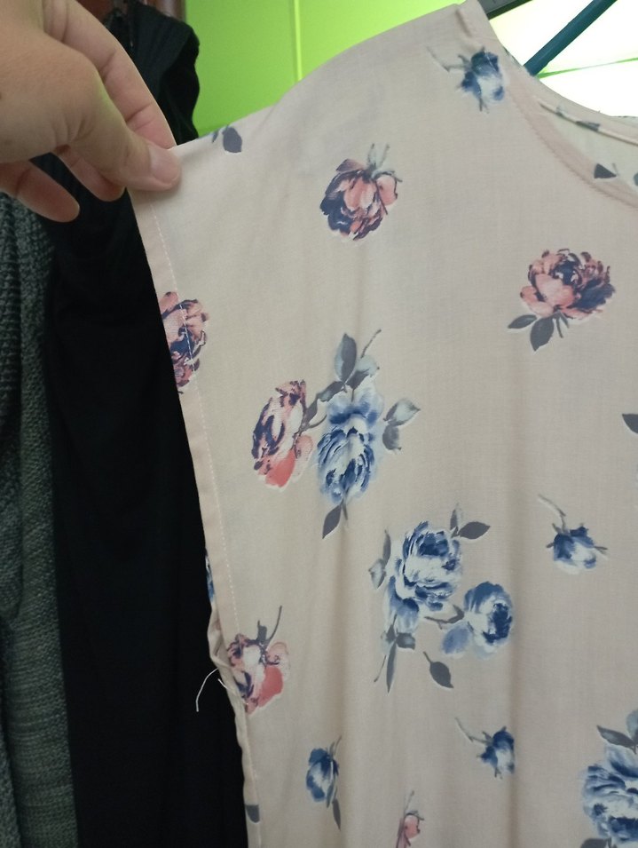 Bohem Çiçek Desenli Hamile Tunik - Görsel 3