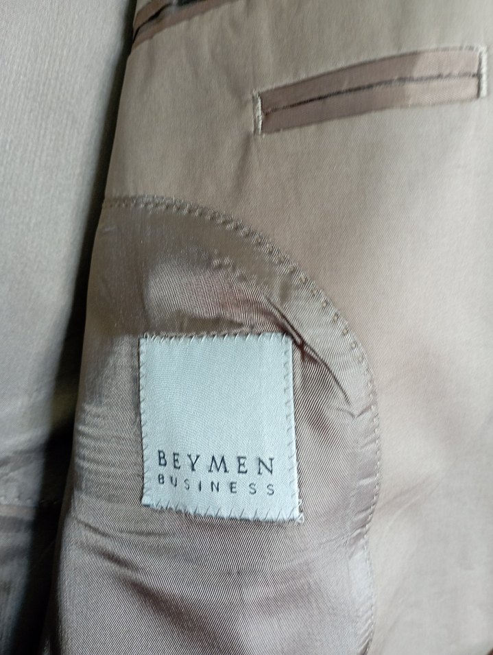 Bej Erkek Regular Fit Ceket - Görsel 5