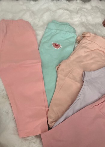 HelloBaby Rahat Kesim Pastel Kız Taytları