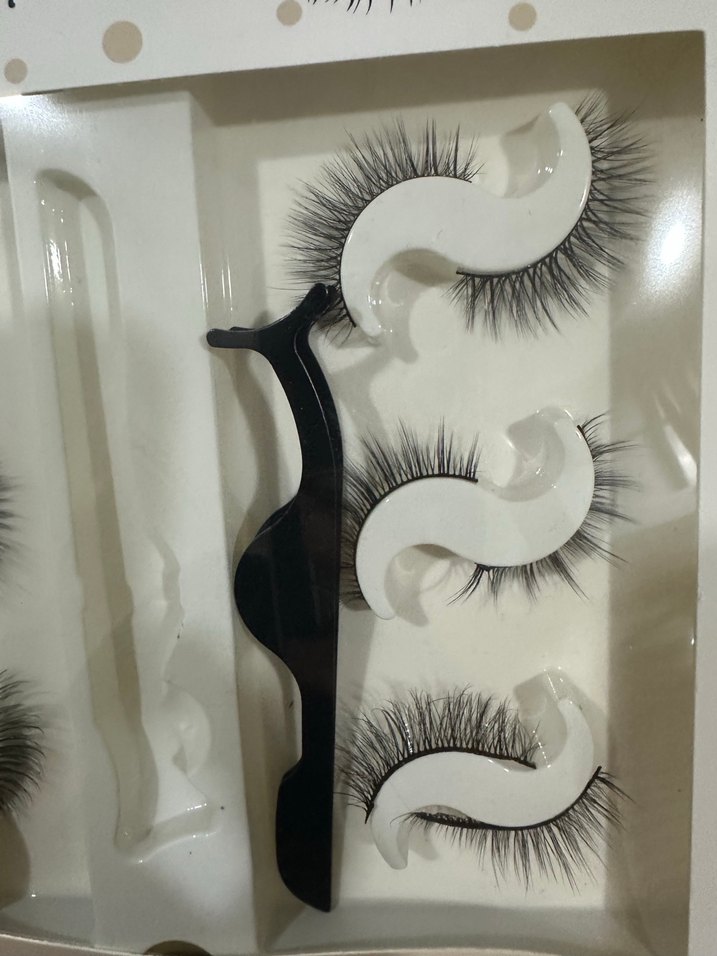 Suya Dayanıklı Siyah Takma Kirpik Seti - Görsel 2