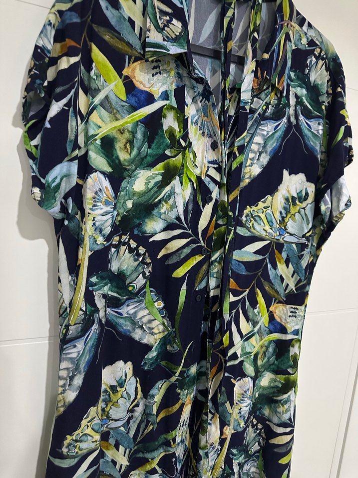 Bohem Tarzı Çok Renkli Uzun Elbise - Görsel 2